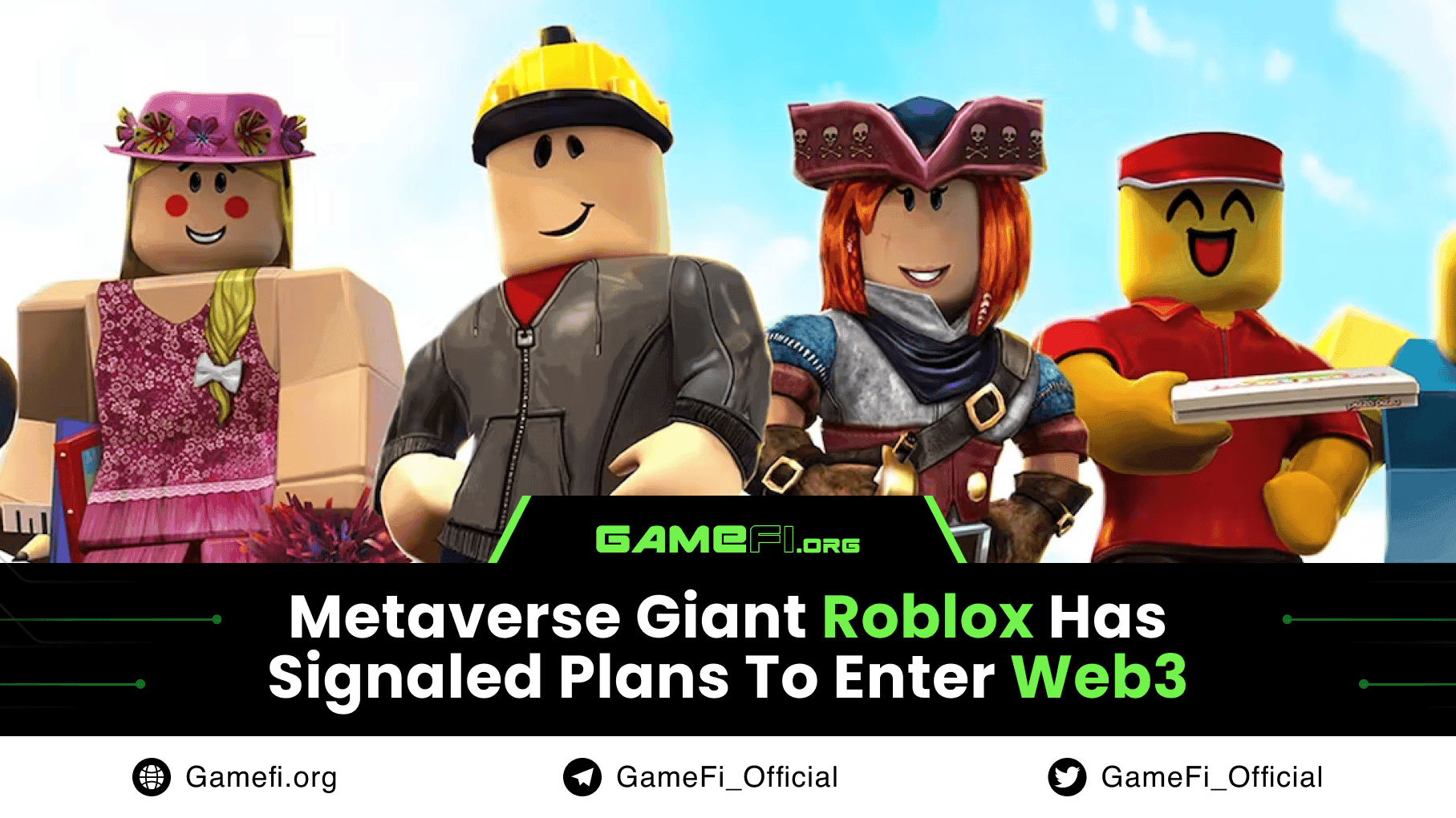 Metaverse Giant Roblox Has Signaled Plans To Enter Web3