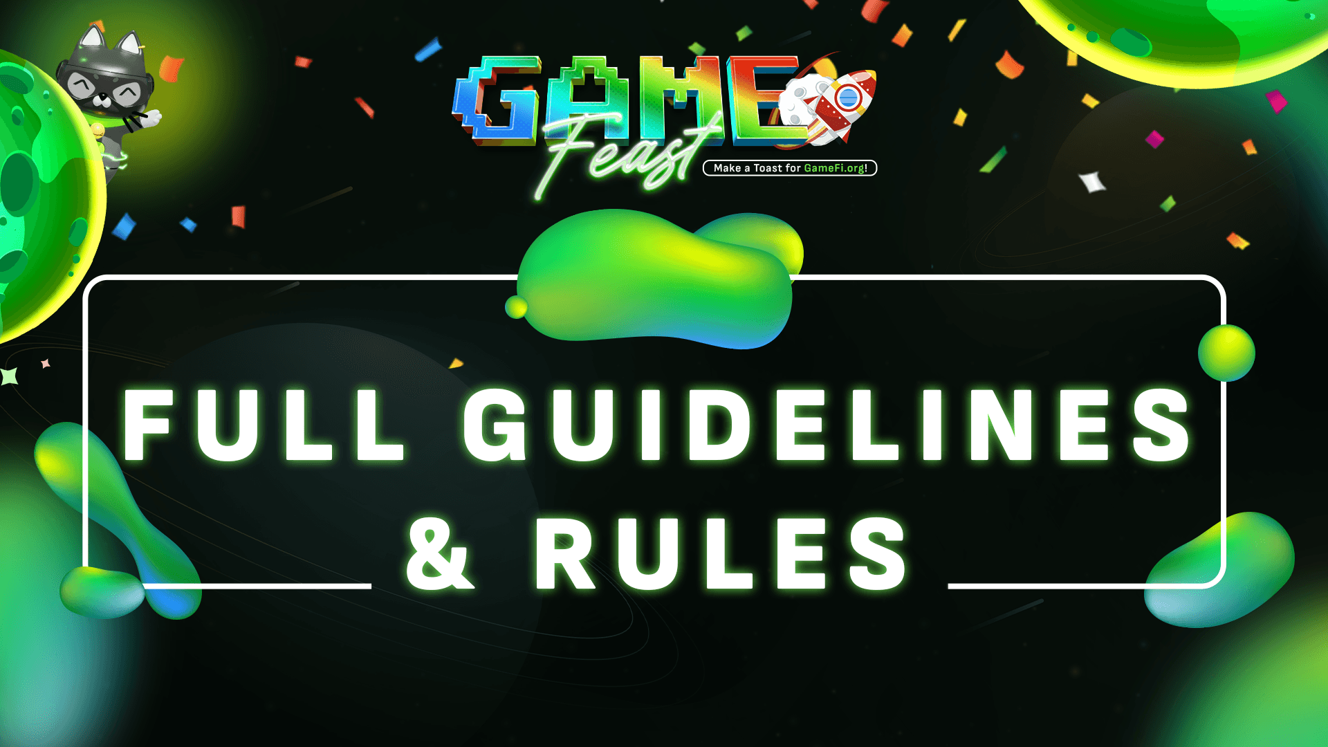 Game Feast :  Full Guidelines & Rules for Teams & Questers
