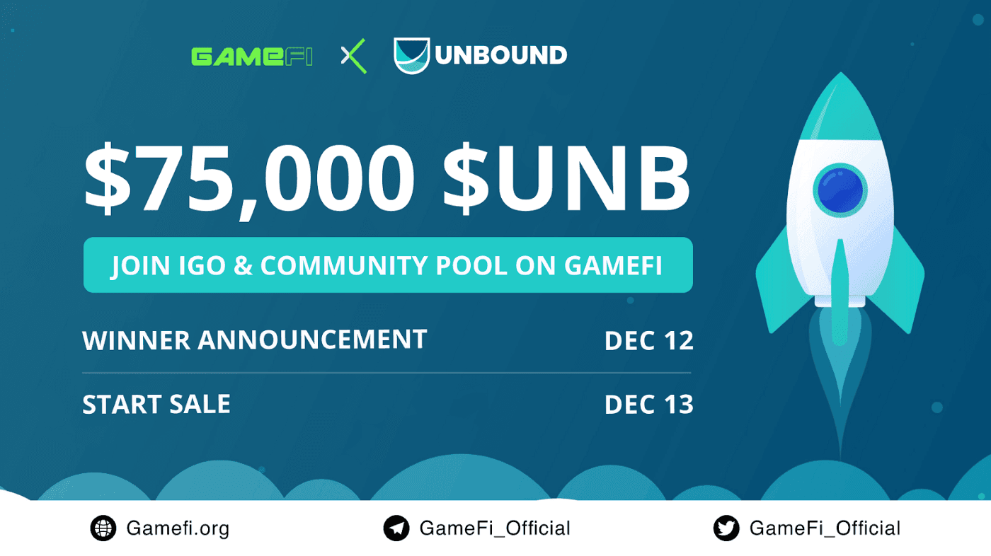 $UNB IGO Event on GameFi has Opened Registration — Join Now!