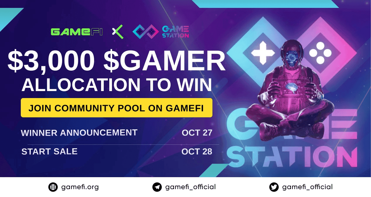 GameStation’s Community Pool on GameFi has Open its Competition!