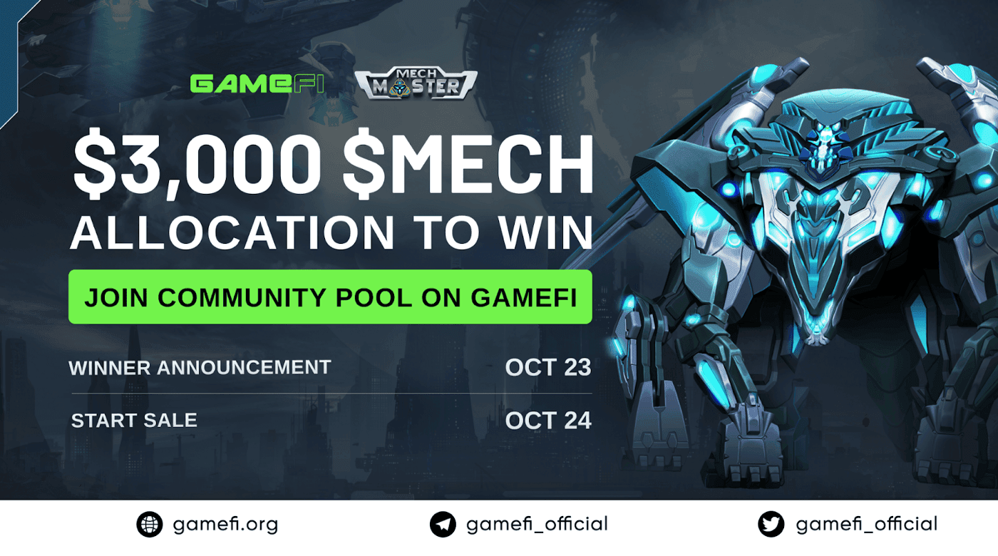 $MECH Community pool is Open — Join competition NOW!
