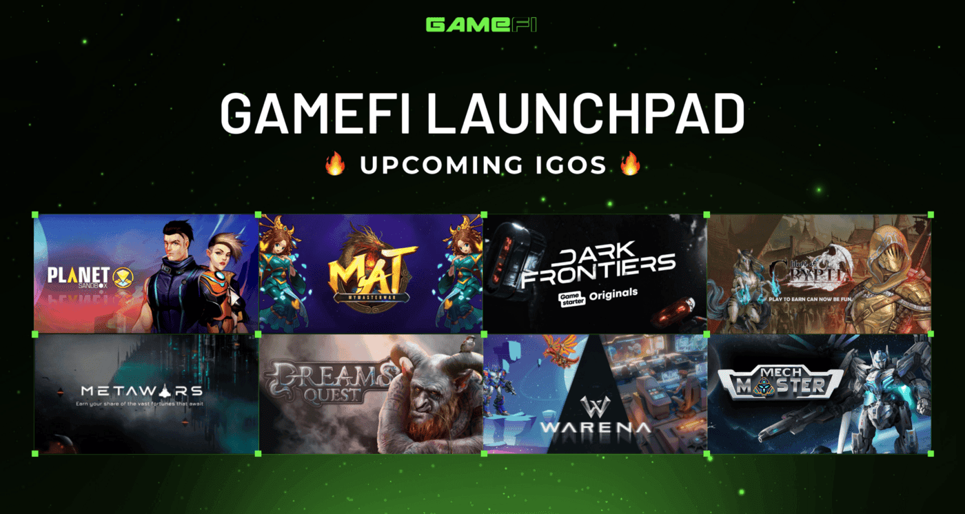 8 IGOs to Watch on GameFi Launchpad in October