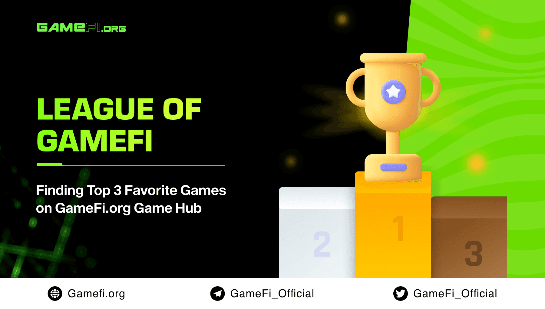Join League of GameFi: Finding Top Favorite Games on GameFi.org Game Hub