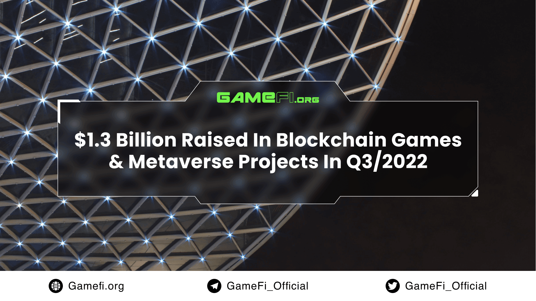 DappRadar’s latest BGA Game Report, blockchain games & metaverse projects garnered a total of $1.3B in venture financing