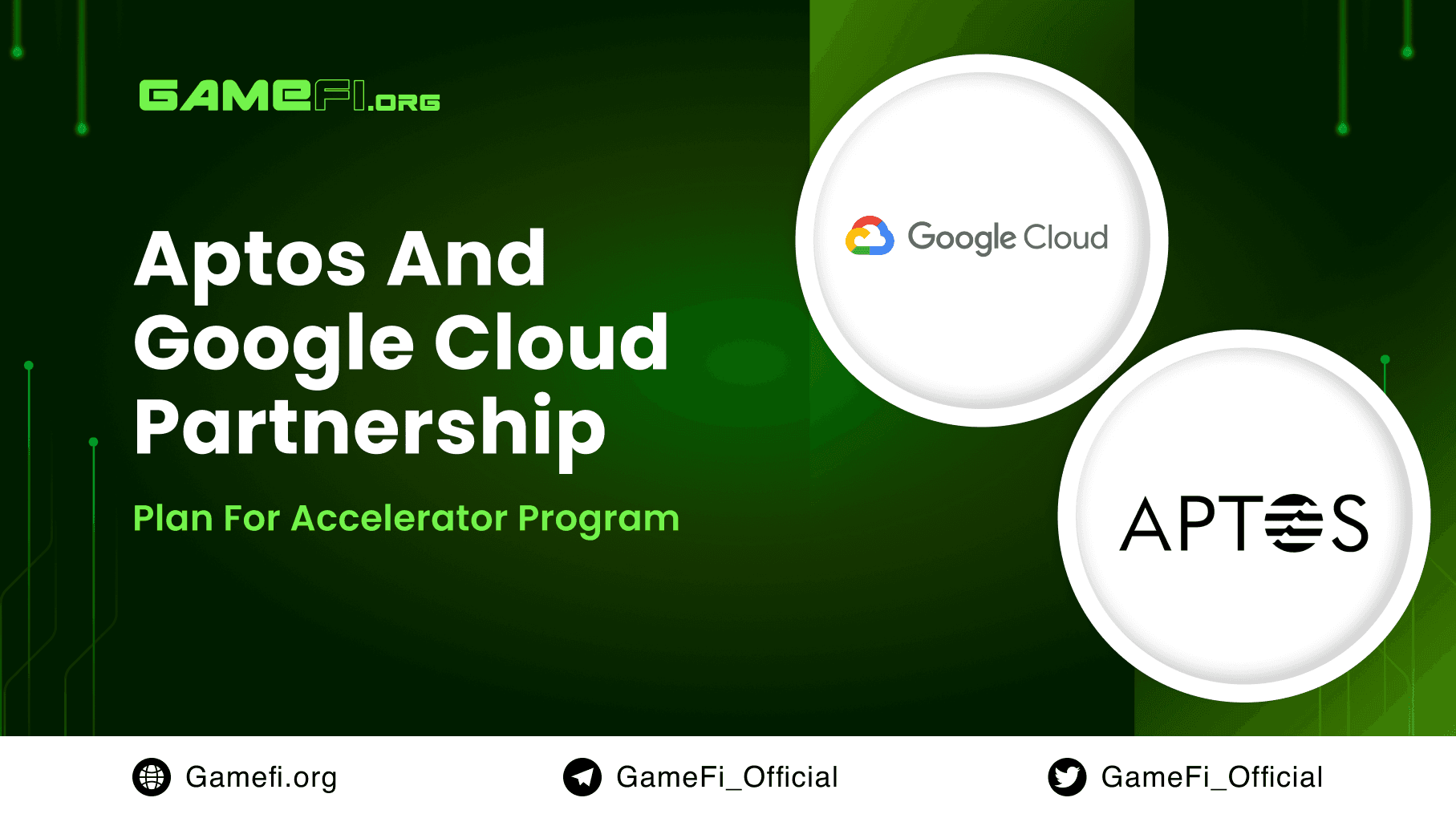 Aptos and Google Cloud Announce Partnership and Plan for Accelerator Program