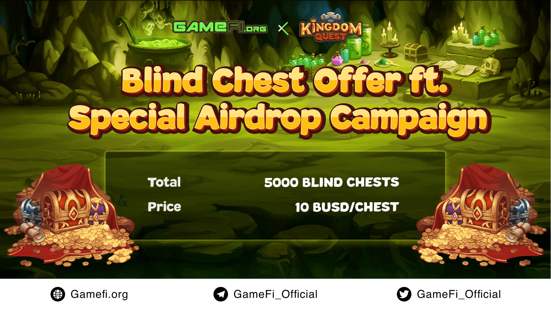 Kingdom Quest Joins The NFT Race With Blind Chest INO ft. Special Airdrop Campaign