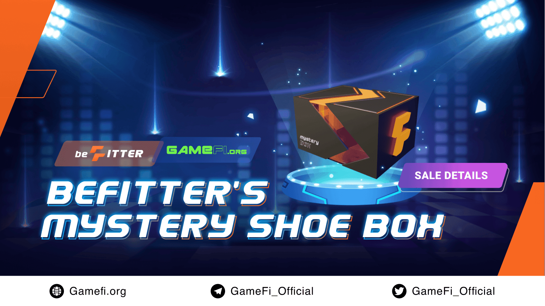 Get Early Whitelist Registration for beFITTER’s Mystery Shoe Box Sale on GameFi.org!