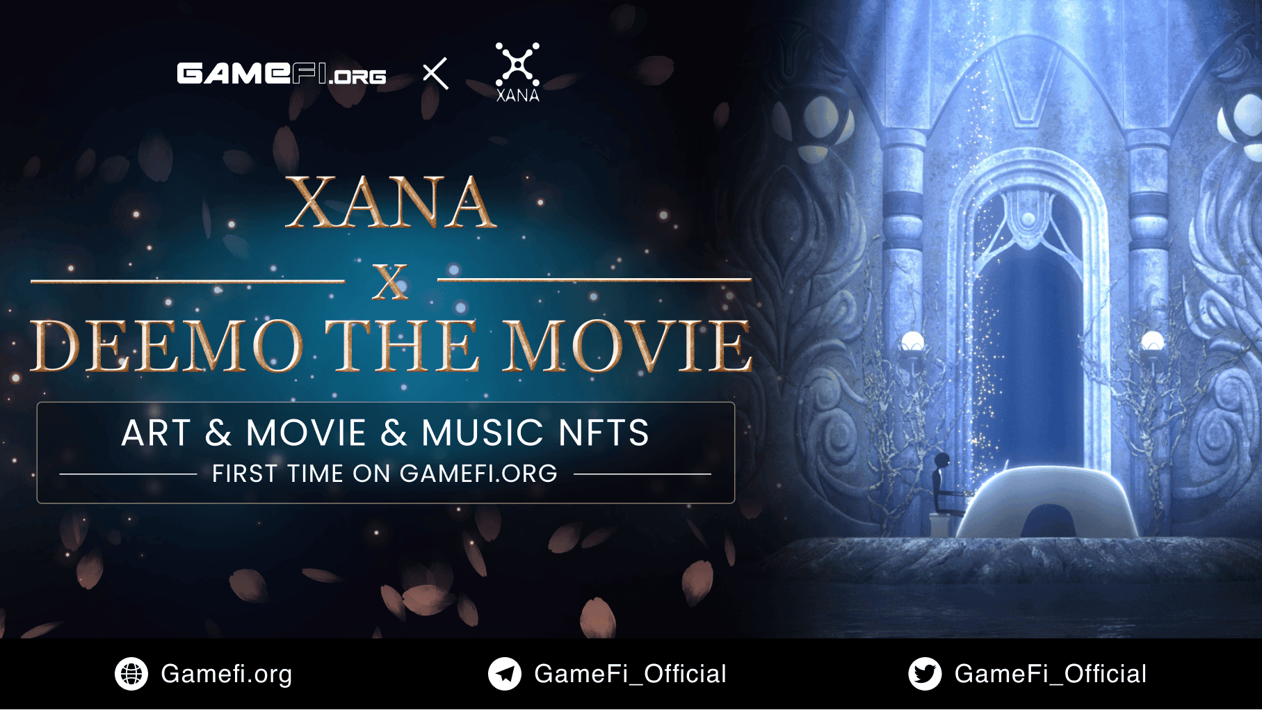 XANA X DEEMO THE MOVIE: GameFi.org Welcomes Digital Collectibles of Music, Movie & Art