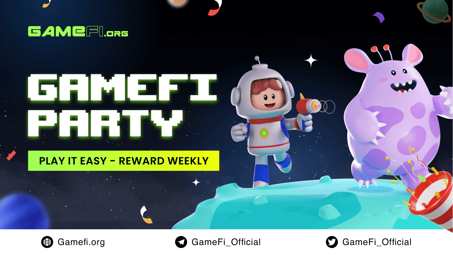 Let’s Dive Into the Game World and Win Treasures with GameFi Party