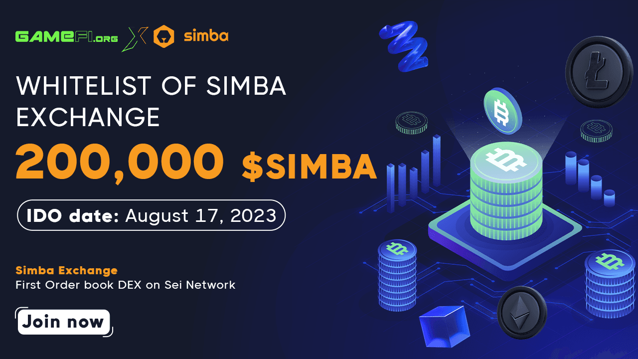 Catch a slot in $200,000 IDO Whitelist of Simba Exchange - 1st Order Book DEX on Sei Network!
