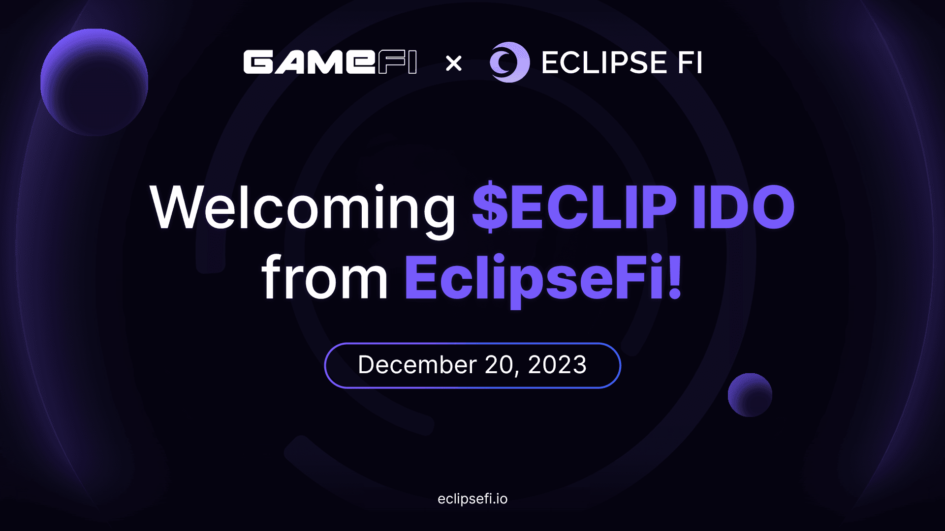 $300,000 $ECLIP from Eclipse Fi is ready for IDO marathon. Join this revolutionary hub!