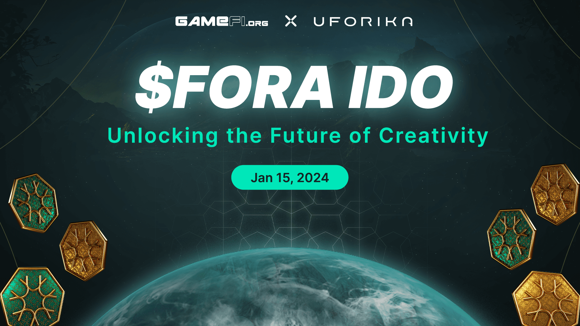 UFORIKA Unlocks Limitless Creativity with $150,000 $FORA IDO on GameFi.org!
