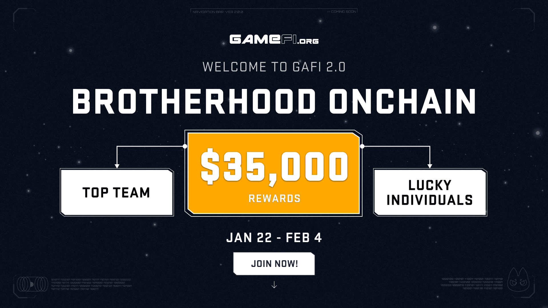 Brotherhood Onchain: $35,000 Rewards Welcoming You to GAFI 2.0!