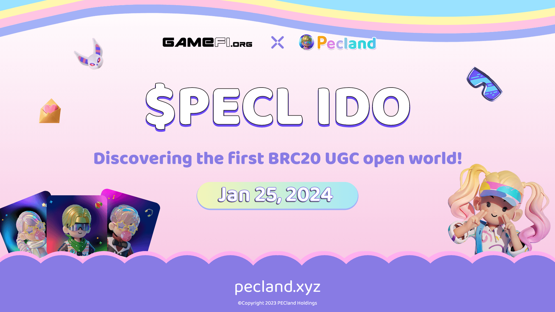 Unlock the First BRC20 UGC Open World with $150,000 $PECL Public & Private sale by PECland!